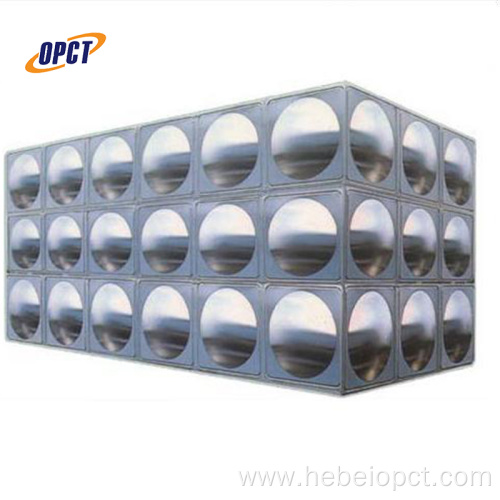 50m3 SS stainless steel square storage water tank